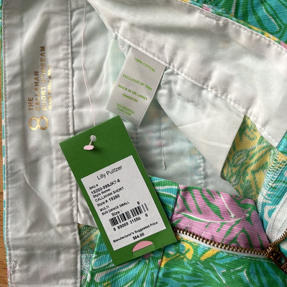 Lilly Pulitzer Callahan shorts New with tags - Picture 2 of 3